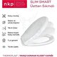  Nkp Slim Smart Thermoplast Yavaş Kapanan Klozet Kapağı 0302