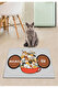  Pvc A Cup Of Cat Kedi Köpek Mama Paspası Köpek - Kedi Eşyaları Malzemeleri Aksesuarı