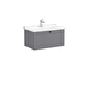  Vitra Root Classic Çekmeceli Lavabo Dolabı 80 Cm Mat Gri 68808