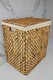  Digithome Dikdörtgen Katlanabilir Balıksırtı Desenli Hasır Bambu Kirli Çamaşır Sepeti Kahverengi - Cl-11044 C1-1-121