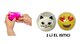  Kalp Emoji,kedi Cep Sobası,el Isıtıcı,2 Adet Sıcak Su Torbası Pvc 9cm