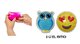  Kalp Emoji Mavi Baykuş Cep Sobası,el Isıtıcı,2 Adet Sıcak Su Torbası Pvc 9cm