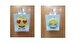  Emoji Şekilli Cep Sobası,el Isıtıcı,2 Adet Sıcak Su Torbası Pvc 9cm