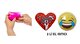  Gülen Emoji Kırmızı Geyik Cep Sobası,el Isıtıcı,2 Adet Sıcak Su Torbası Pvc 9cm