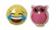  Gülen Emoji Pembe Baykuş Cep Sobası,el Isıtıcı,2 Adet Sıcak Su Torbası Pvc 9cm