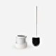  Vinoks Premium Serisi Silikon Tuvalet Fırçası Beyaz