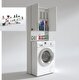  Kenzlife çamaşır makinesi dolabı veronika byz kurutma banyo dolabı + bendokuz duvar rafı hediyeli