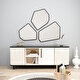  Arnetti Zen Siyah 3 Parça Modern Dekoratif Salon Ayna