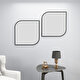  Arnetti Vero Siyah 2 Parçalı Modern Dekoratif Salon Ayna