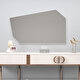  Arnetti Tarz Beyaz Tek Parça Modern Dekoratif Salon Ayna