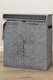  Digithome Keçe İki Bölmeli Deri Detaylı Katlanır Çamaşır Kirli Sepeti Dikdörtgen Gri – 105598 C1-1-152