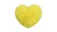  Peluş Kalp Cep Sobası,El Isıtıcı,Sıcak Su Torbası Sarı 9Cm