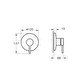  VitrA Origin A4262136WTC Ankastre Duş Bataryası - Sıva Üstü Grubu (Minibox), Mat Siyah