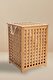  Digithome Bambu Kirli Çamaşır Sepeti Dikdörtgen Kahverengi – H/5 C1-1-289
