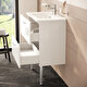  VitrA  Mia 66100 Banyo Dolabı Seti Çekmeceli, Ayaklı, 70 cm, Parlak Beyaz