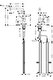  Hansgrohe Talis M54 Eviye Bataryası Çekilebilir Gagalı Krom 72809000