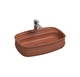  Isvea Fluido Tezgah Üzeri Çanak Lavabo 60cm  Bas-Aç Set Terracotta