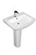  Plaza Lavabo 60 cm 	PLZ 1701, Kolon Ayak (Tam Ayak) PLZ 1702