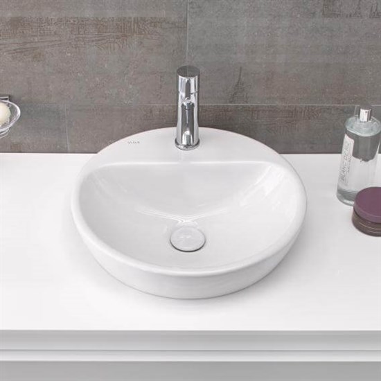 Vitra Metropole Batarya Banklı Yuvarlak Çanak Lavabo Beyaz 45 Cm ...